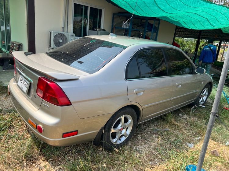 Honda Civic 2001 1.7 VTi Sedan เบนซิน ไม่ติดแก๊ส เกียร์อัตโนมัติ บรอนซ์ทอง รูปที่ 2