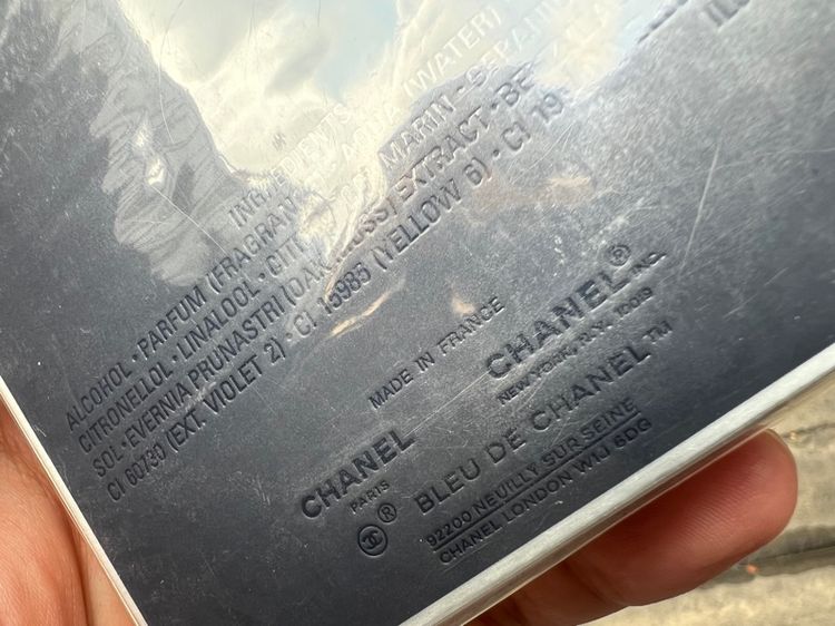 BLEU DE CHANEL สเปรย์น้ำหอม EAU DE TOILETTE SPRAY  ขนาด 100 ML   ของใหม่ รูปที่ 6