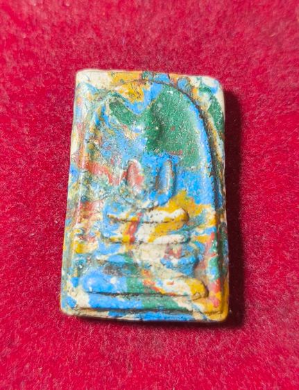 6273 พระสมเด็จเบญจรงค์ กรุวัดพระแก้ว ปี2411 พิมพ์ใหญ่พระประธาน