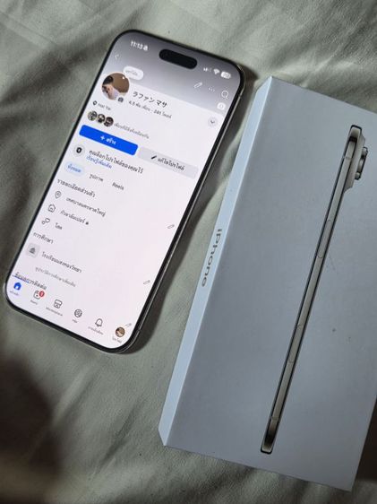 iPhone 17Air เครื่องใช้เองคับ256GB 🔋100 ประกันเหลืออีกยาว ใช้งานปกติทุกอย่างง