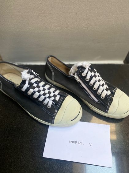 ดำ ขนาดอื่น ๆ อื่นๆ รองเท้าผ้าใบญี่ปุ่นแท้สไตล์converse