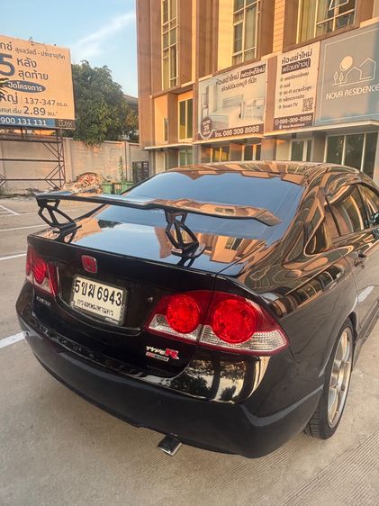 Honda Civic 2006 1.8 E i-VTEC Sedan เบนซิน LPG เกียร์อัตโนมัติ ดำ รูปที่ 4