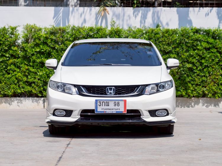 Honda Civic 2014 1.8 ES i-VTEC Sedan เบนซิน ไม่ติดแก๊ส เกียร์อัตโนมัติ ขาว รูปที่ 2
