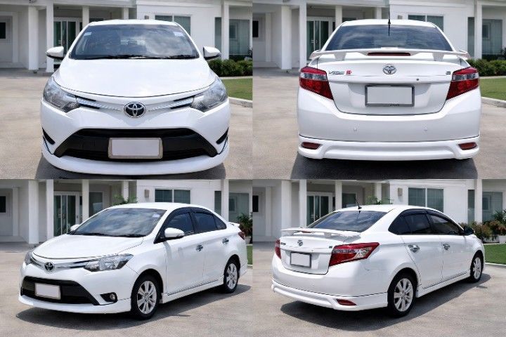 Toyota Vios 2015 1.5 E Sedan เบนซิน ไม่ติดแก๊ส เกียร์อัตโนมัติ ขาว รูปที่ 2
