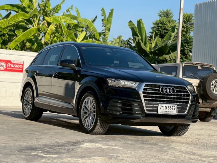 Audi Audi Q7  2017 3.0 TFSI Quattro S Line 4WD Utility-car เบนซิน ไม่ติดแก๊ส เกียร์อัตโนมัติ ดำ รูปที่ 3