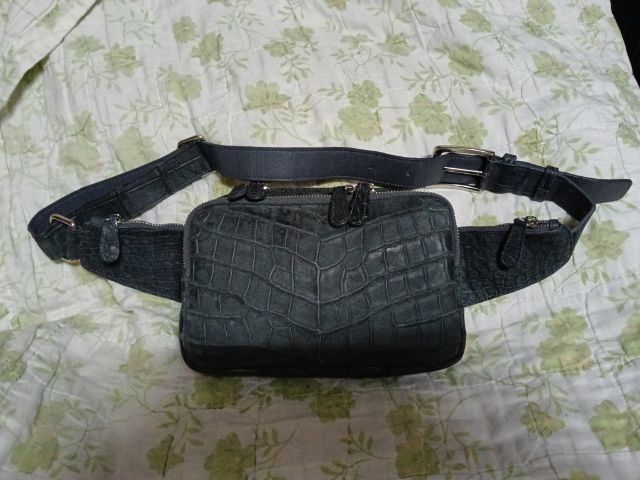 คาดอกจระเข้  นูบัค ช่องเยอะ มือสอง รูปที่ 2