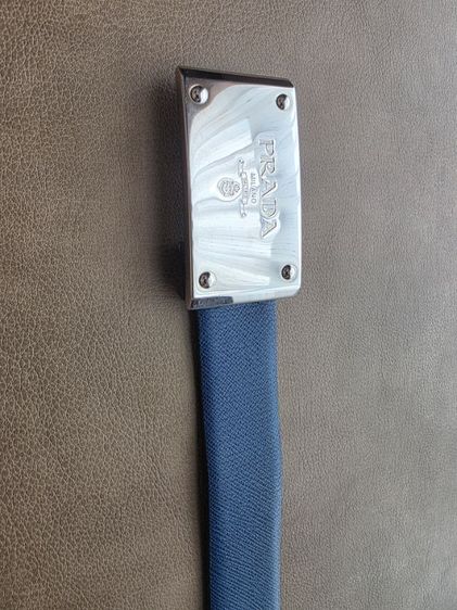 Prada Belt Milano ของแท้ (Reversible Saffiano Leather) รูปที่ 7