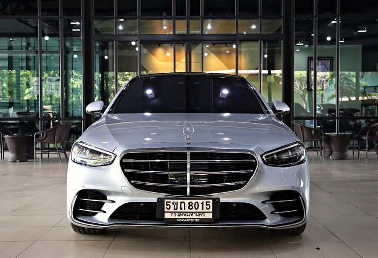 Mercedes-Benz S-Class 2022 S580 Sedan ปลั๊กอินไฮบริด (PHEV) ไม่ติดแก๊ส เกียร์อัตโนมัติ บรอนซ์เงิน รูปที่ 2