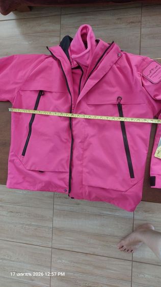 เสื้อแจ็คเก็ตกันหนาวกันลมกันน้ำกันหิมะ เป็นเสื้อ2ชั้นถอดออกเป็นเสื้อ 2ตัวก็ได้ กันหนาวได้ดีมากซื้อมาแค่ลองใส่ ไซด์ XL สีบานเย็นสวยมาก รูปที่ 8