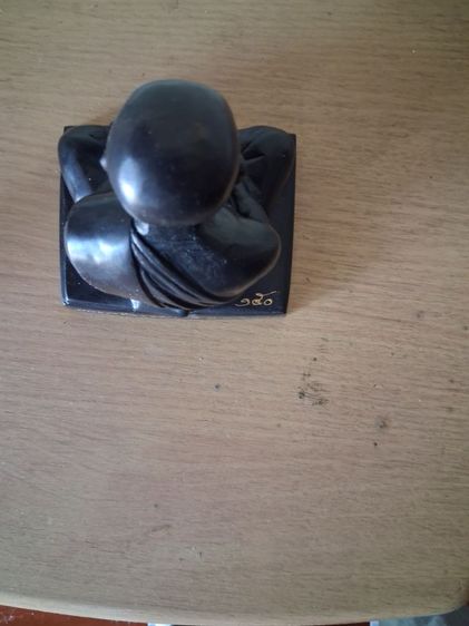 หลวงปู่ทวดวัดช้างให้หน้าตักสี่นิ้วเนื้อโลหะรมดำ รูปที่ 3