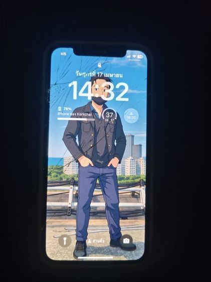 ขายiphone x จอร้าว