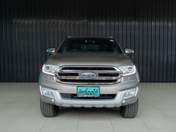 Ford Everest 2016 3.2 Titanium+ 4WD Utility-car ดีเซล ไม่ติดแก๊ส เกียร์อัตโนมัติ น้ำตาล รูปที่ 2