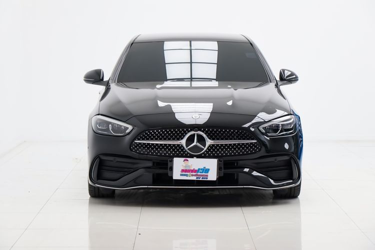 Mercedes-Benz C-Class 2022 C220 Sedan ดีเซล ไม่ติดแก๊ส เกียร์อัตโนมัติ ดำ รูปที่ 2
