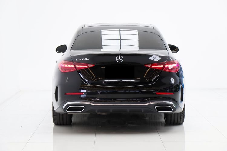 Mercedes-Benz C-Class 2022 C220 Sedan ดีเซล ไม่ติดแก๊ส เกียร์อัตโนมัติ ดำ รูปที่ 4