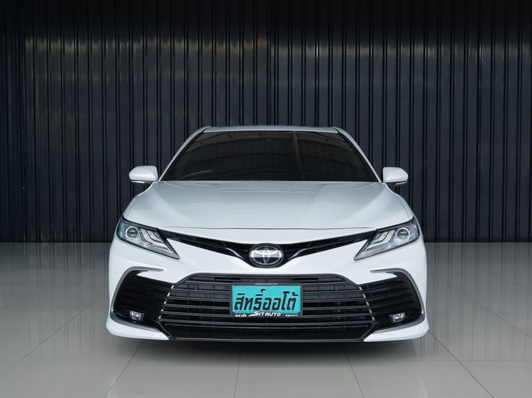 Toyota Camry 2022 2.5 Premium Sedan เบนซิน ไม่ติดแก๊ส เกียร์อัตโนมัติ ขาว รูปที่ 2