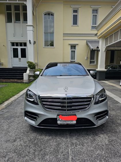 Mercedes-Benz S-Class 2021 S560 Sedan ปลั๊กอินไฮบริด (PHEV) เกียร์อัตโนมัติ เทา รูปที่ 4