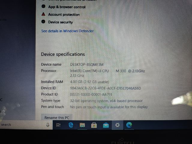 notebook fujitsu i3 m330 จอใหญ่ 15.6 รูปที่ 12