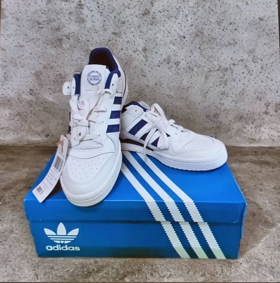 Adidas Forum Low CL WhiteNavy มือ 1 ป้ายห้อย แท้ สภาพใหม่กริ๊บ
