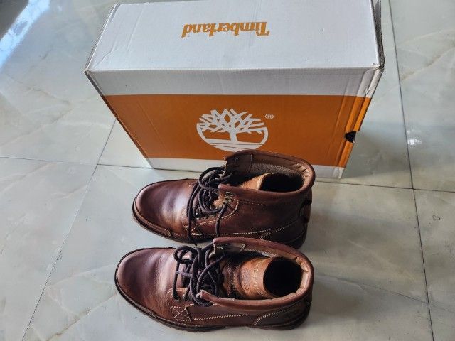 รองเท้าบู้ชชาย timberland size 43 สภาพเหมือนใหม่ ของแท้แข็งแรงทนทาน รูปที่ 12
