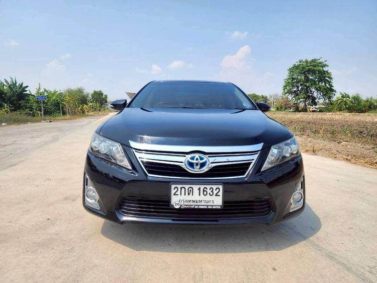 Toyota Camry 2013 2.5 Hybrid Sedan ไฮบริด ไม่ติดแก๊ส เกียร์อัตโนมัติ ดำ รูปที่ 2