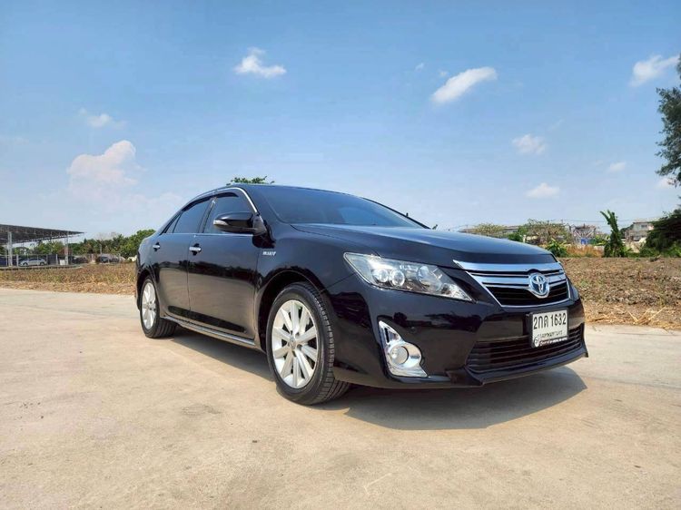 Toyota Camry 2013 2.5 Hybrid Sedan ไฮบริด ไม่ติดแก๊ส เกียร์อัตโนมัติ ดำ รูปที่ 4