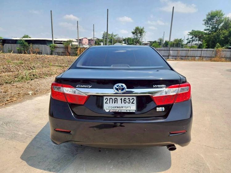 Toyota Camry 2013 2.5 Hybrid Sedan ไฮบริด ไม่ติดแก๊ส เกียร์อัตโนมัติ ดำ รูปที่ 3