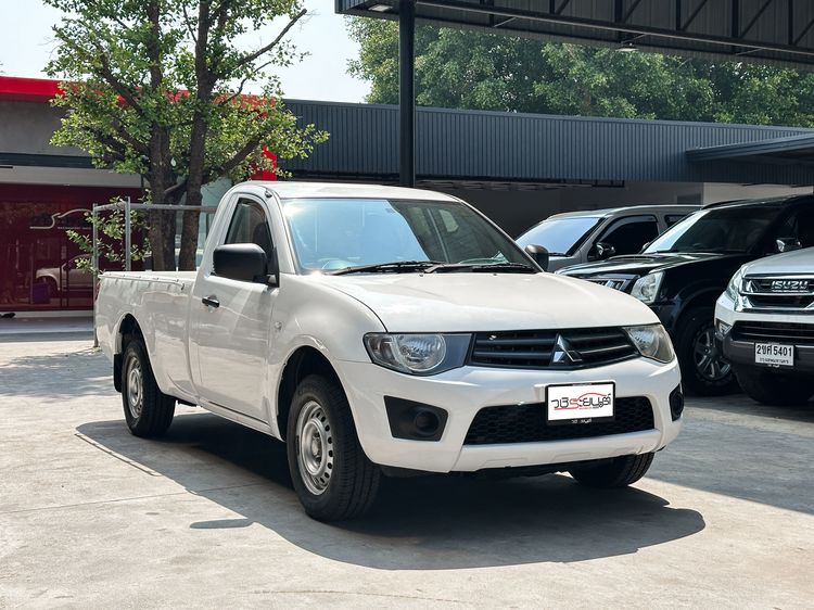 Mitsubishi Triton 2014 2.4 GL Pickup เบนซิน เกียร์ธรรมดา เทา รูปที่ 3
