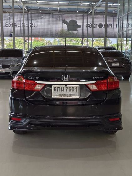 Honda City 2017 1.5 S Sedan เบนซิน ไม่ติดแก๊ส เกียร์ธรรมดา ดำ รูปที่ 4