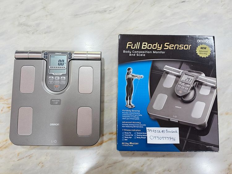 อุปกรณ์เพื่อสุขภาพ ขายเครื่องชั่งน้ำหนักอัจฉริยะ OMRON HBF-514C รุ่นท๊อป ตรวจวัดค่าสำคัญได้ทั่วร่างกาย อ่านค่าแม่นยำ เกรดโรงพยาบาลใช้ ซื้อมาเกือบหมื่น ขายถูก