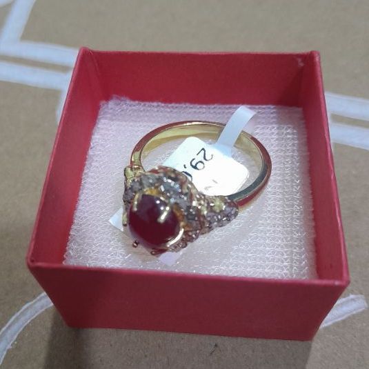 แหวนพลอยทับทิม เพชรแท้ รูปที่ 4