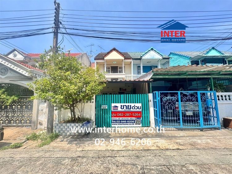 ทาวน์เฮ้าส์ 2 ชั้น 20.6 ตร.ว. หมู่บ้านสินทวีบางมด ใกล้โรงบาลบางมด เซ็นทรัล พระราม2 ซอยพระราม2 ซอย43 ถนนพระราม2 ถนนอนามัยงาม เขตจอมทอง 
