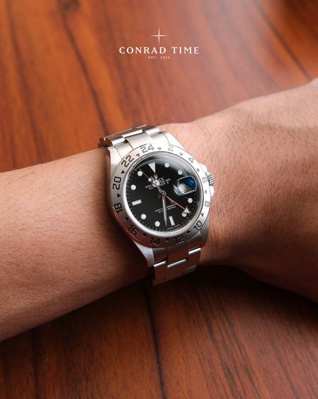 Rolex Explorer II 40mm. 16570 Black Dial Oyster Steel 2011 Fullset  รูปที่ 3