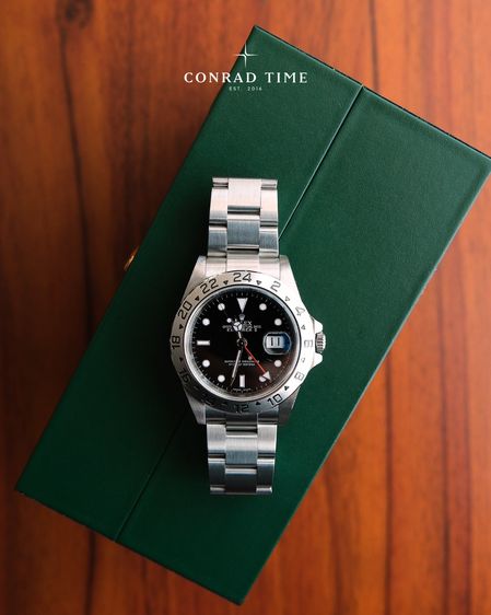 Rolex Explorer II 40mm. 16570 Black Dial Oyster Steel 2011 Fullset  รูปที่ 2