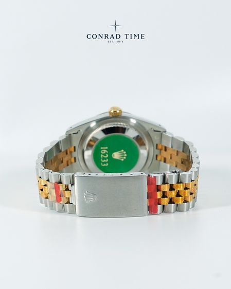 Rolex Datejust 16233 Ivory pyramid dial Two-Tone Jubilee 1992 36mm. Fullset  รูปที่ 8