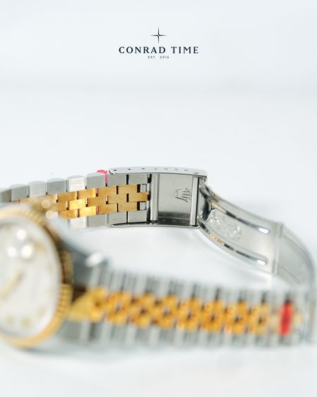 Rolex Datejust 16233 Ivory pyramid dial Two-Tone Jubilee 1992 36mm. Fullset  รูปที่ 13