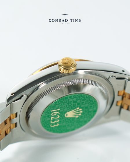 Rolex Datejust 16233 Ivory pyramid dial Two-Tone Jubilee 1992 36mm. Fullset  รูปที่ 12