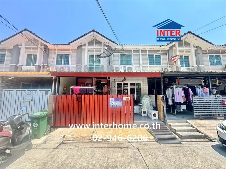 ทาวน์เฮ้าส์ 2 ชั้น 18.7 ตร.ว. หมู่บานพฤกษาวิลล์53-2 สะแกงาม - พระราม2 ใกล้โลตัส พระราม2 ซอยสะแกงาม14 ถนนพระราม2 ถนนซอยสะแกงาม14 เขตบางขุนเที