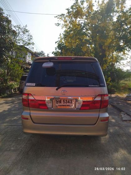 Toyota Alphard 2004 3.0 V6 Van เบนซิน ไม่ติดแก๊ส เกียร์อัตโนมัติ บรอนซ์ทอง รูปที่ 2