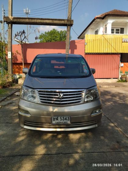 รถ Toyota Alphard 3.0 V6 สี บรอนซ์ทอง