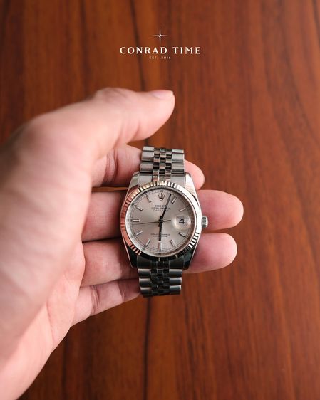Rolex Datejust 116234 Silver Dial Jubilee 36 mm.  รูปที่ 4