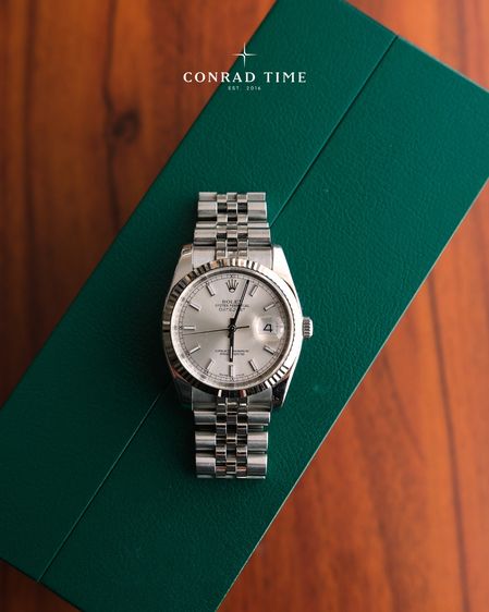 Rolex Datejust 116234 Silver Dial Jubilee 36 mm.  รูปที่ 3