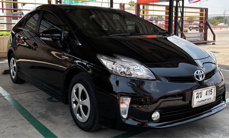 Toyota Prius 2012 1.8 Hybrid Top Option Grade Sedan ไฮบริด ไม่ติดแก๊ส เกียร์อัตโนมัติ ดำ รูปที่ 4