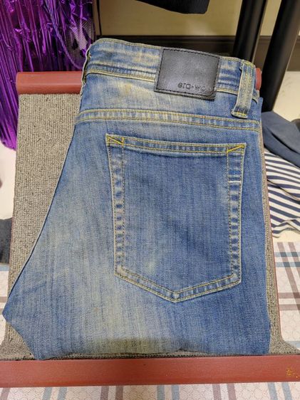 กางเกง​ยีนส์​ DENIM era-won ไซด์​32​ ยาว35นิ้วทรงสลิม​ สีวินเทจสวยๆ​ สภาพดีๆ​สวยๆ​ ราคา400บาท​ ไอดี0982548693​คุณโอ๊ต  รูปที่ 3