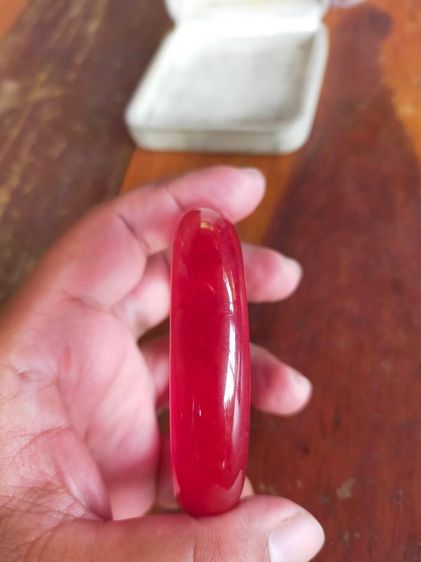 กำไลหยกแดงพร้อมจี้หินควอท รูปที่ 3