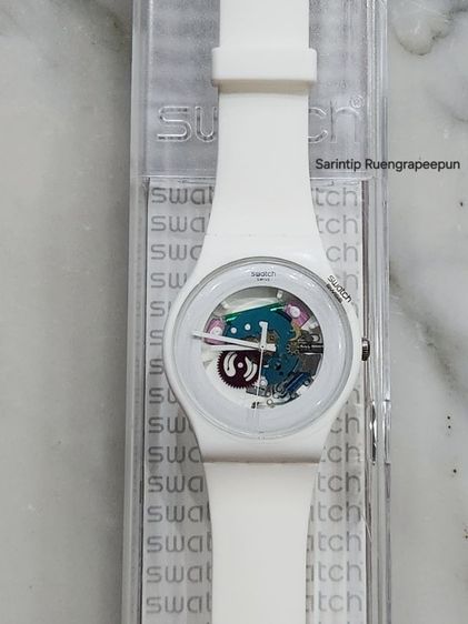 SWATCH WHITE LACQUERED (SUOW100) รูปที่ 5