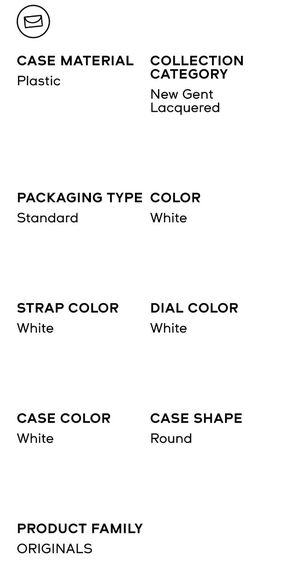 SWATCH WHITE LACQUERED (SUOW100) รูปที่ 13