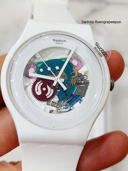SWATCH WHITE LACQUERED (SUOW100)