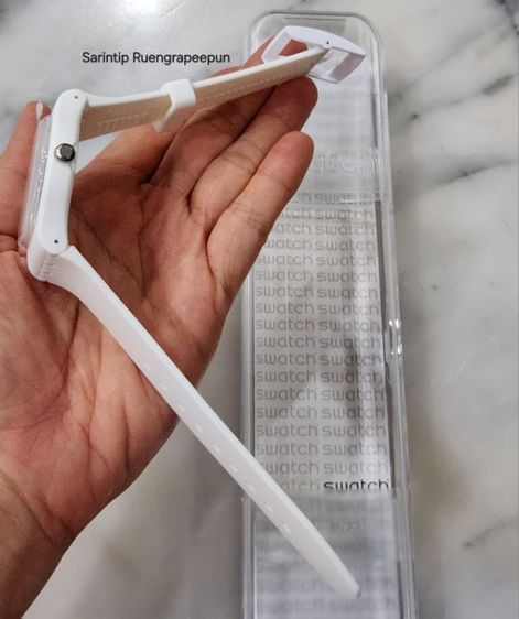 SWATCH WHITE LACQUERED (SUOW100) รูปที่ 8