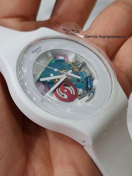 SWATCH WHITE LACQUERED (SUOW100) รูปที่ 2