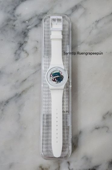 SWATCH WHITE LACQUERED (SUOW100) รูปที่ 4
